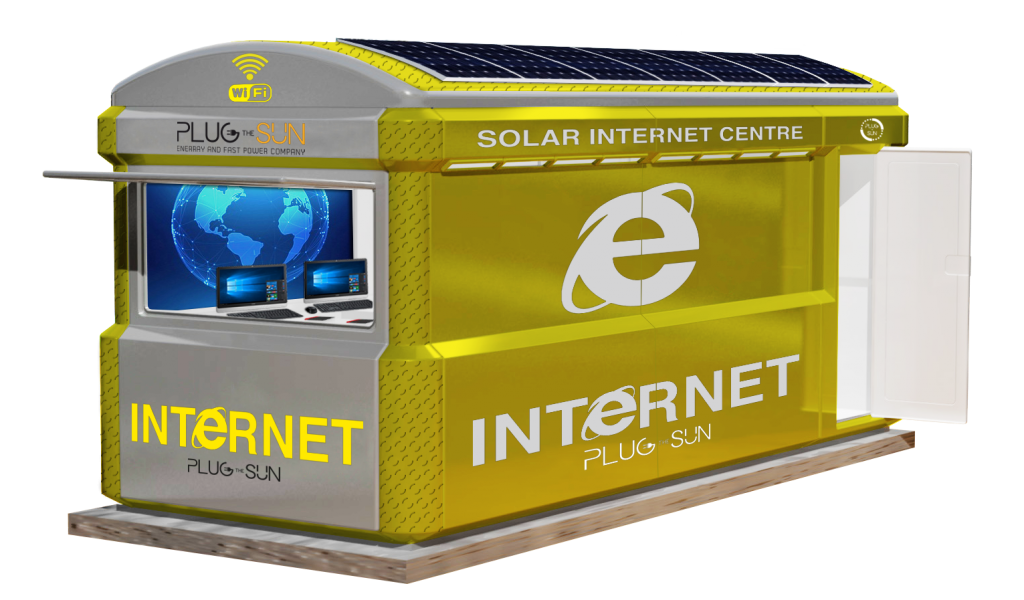 rayvill mobile solar-powered internet point external